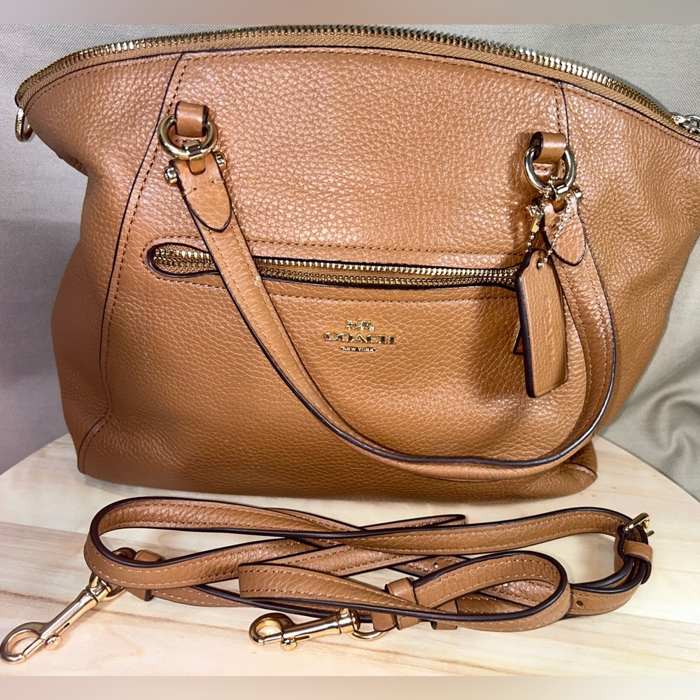 Coach Brown prairie Leather Shoulder/Cross body Bag